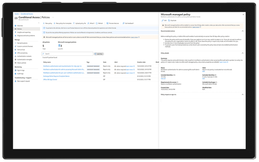 Automatic Conditional Access - Ignite 2023 News