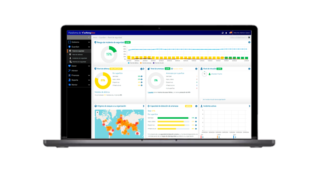 Herramienta inteligente Guardian - Plataforma de Softeng Max