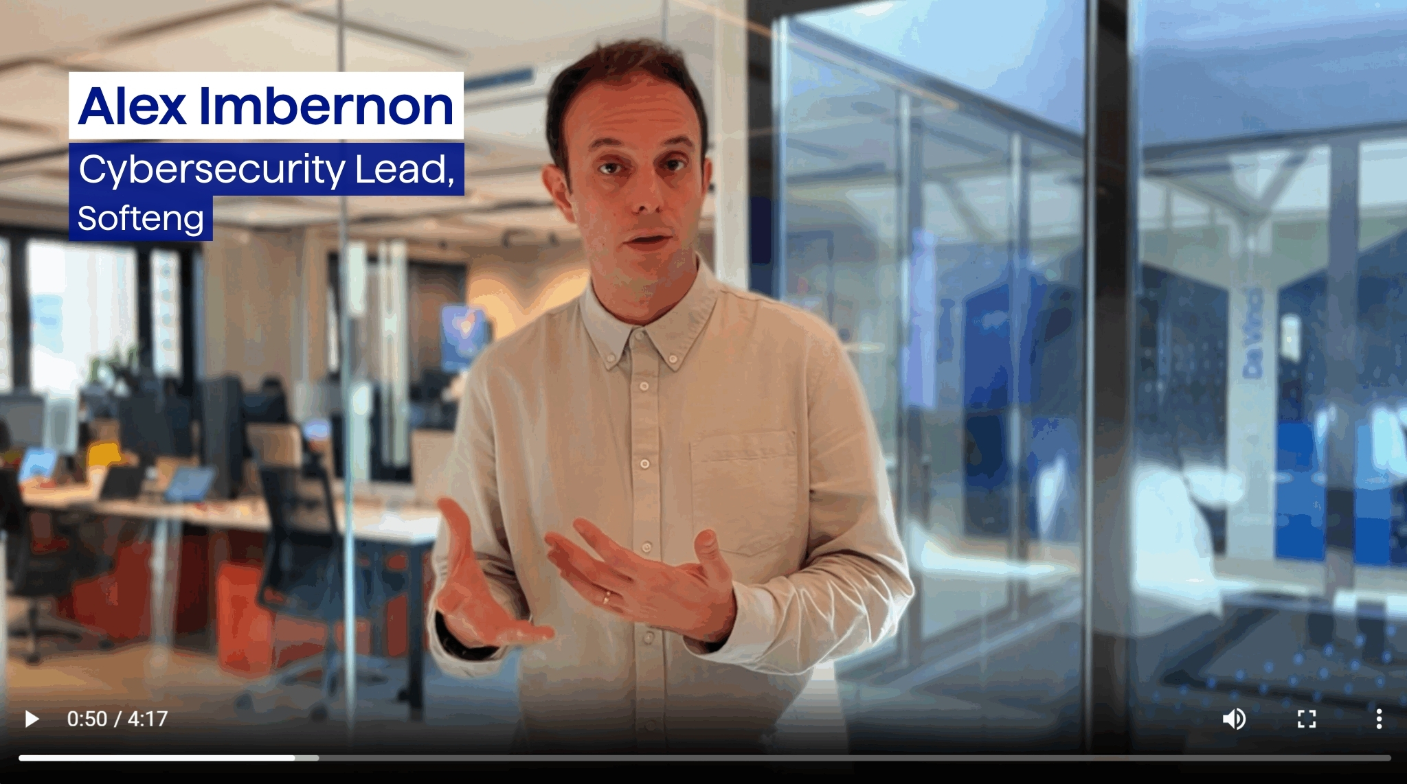 Expertos en simulaciones de ataque Preview del vídeo de Alex Imbernon, Cybersecurity Lead de Softeng, explicando las simulaciones de ataque