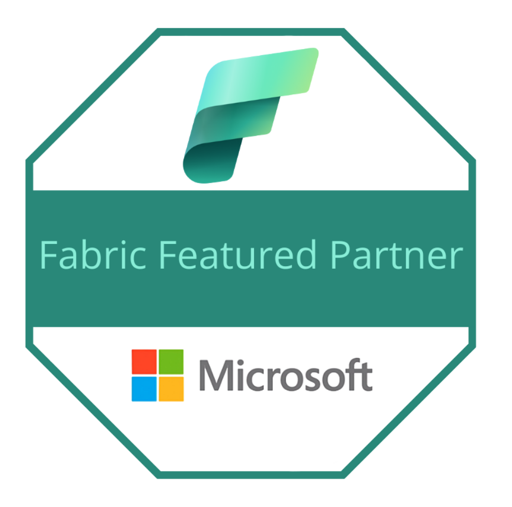 Logo del programa Microsoft Fabric Featured Partner