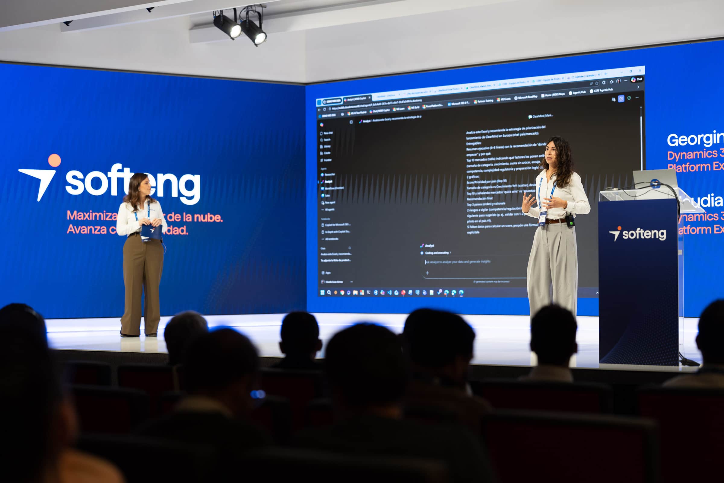 Una de las demos en directo del Max Innovation Day 2026